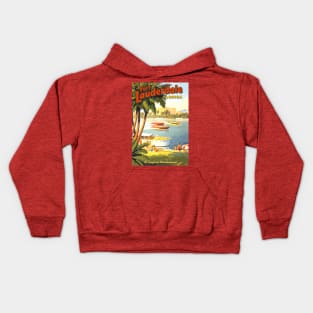 Fort Lauderdale Vintage Kids Hoodie